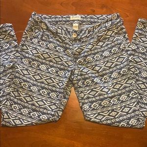 Tribal Pattern Jeans